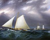 詹姆斯E巴特斯沃思 - The Match between the Yachts Vision and Meta, Rough Weather